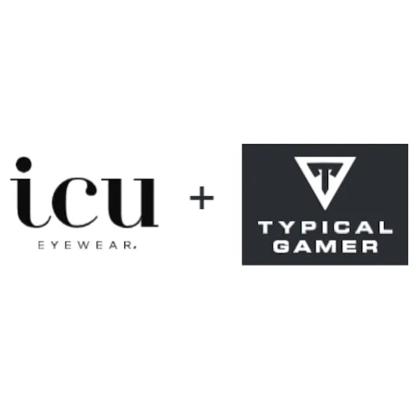 ICU Eyewear + Typical Gamer blue light eyewear
