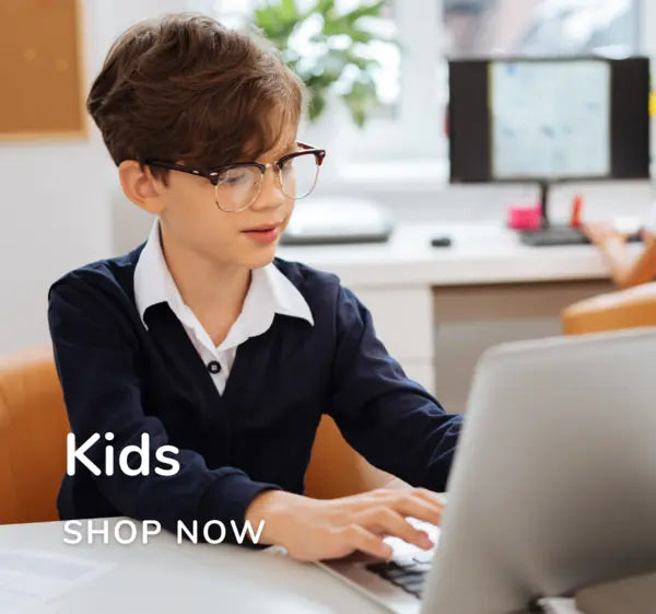 Image linked to shop for kid's blue light eyewear.