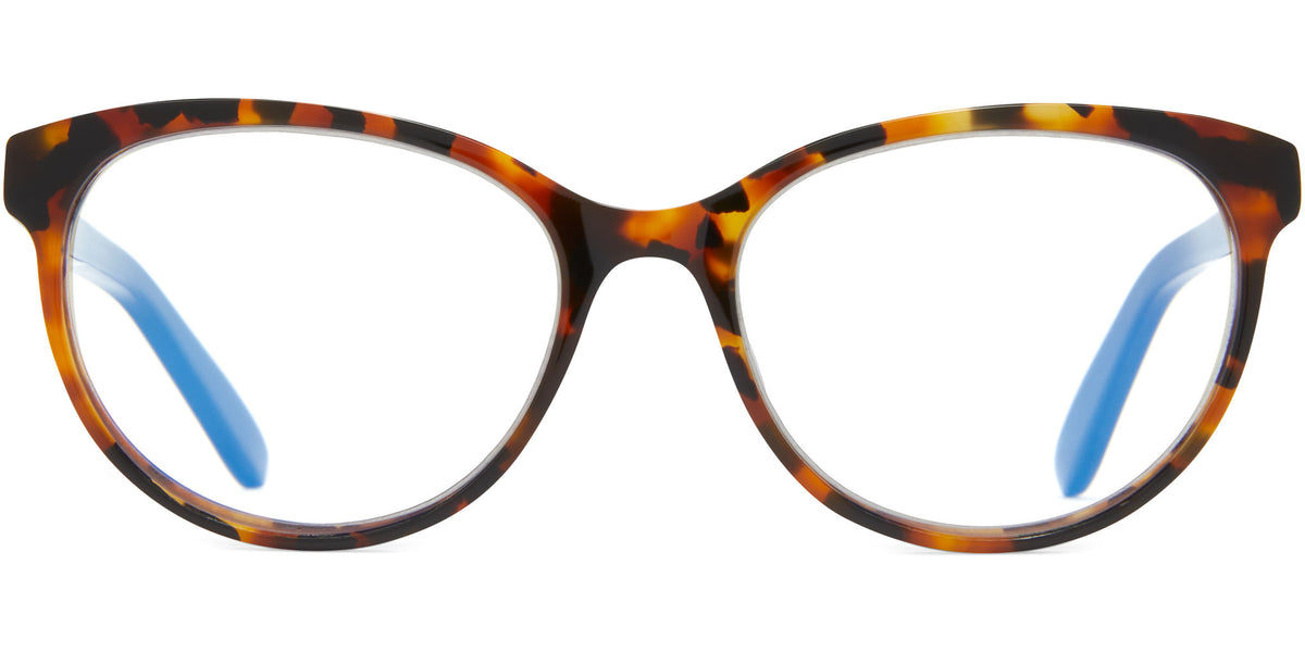 Signature Collection Readers - Willow - Tortoise/Black / 1.25 - Blue Light Filtering Readers