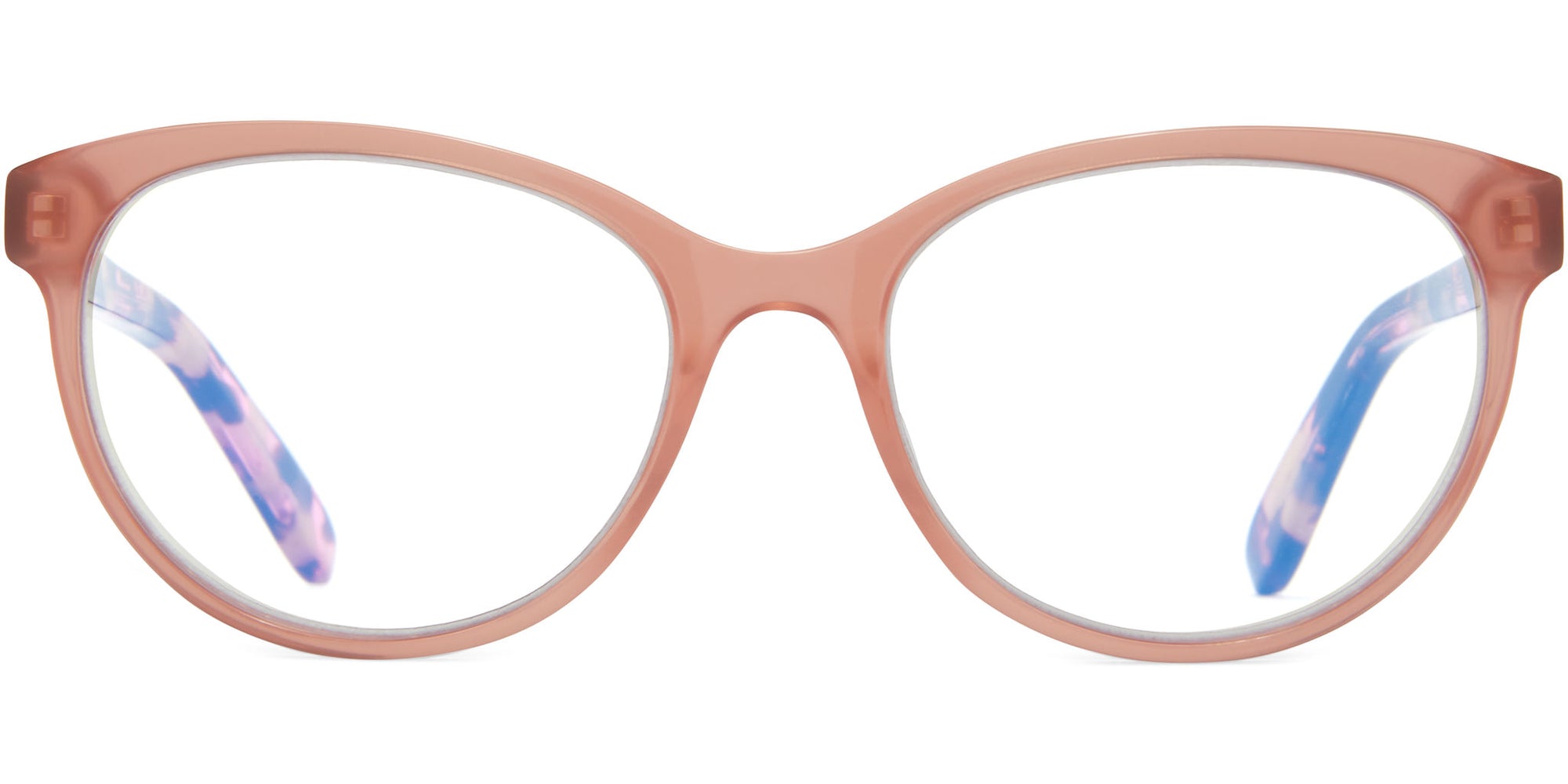 Signature Collection Readers - Willow - Pink/Tortoise / 1.25 - Blue Light Filtering Readers