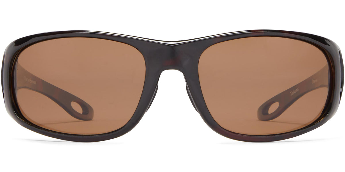 Grander - Shiny Tortoise/Brown Lens - Polarized Sunglasses