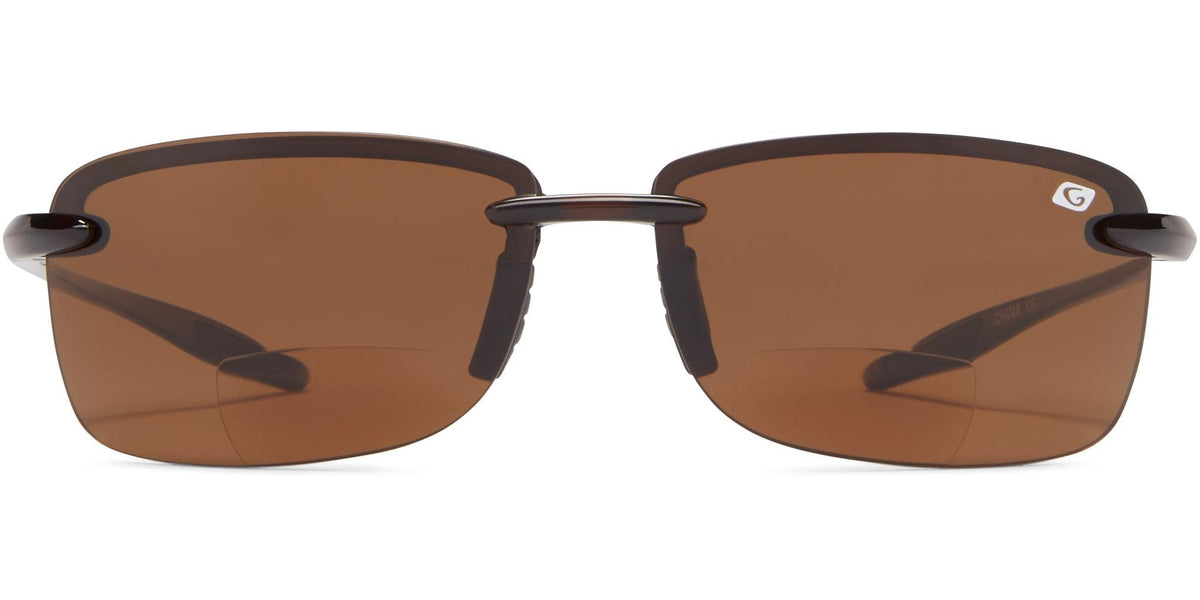 Del Mar Bifocal - Crystal Rootbeer/Copper Lens / 1.5 - Polarized Sunglasses