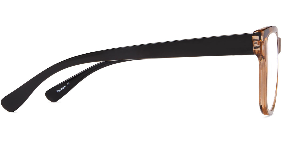 ScreenVision™ Remy - Taupe/Black - Blue Light Glasses - Zero Magnification