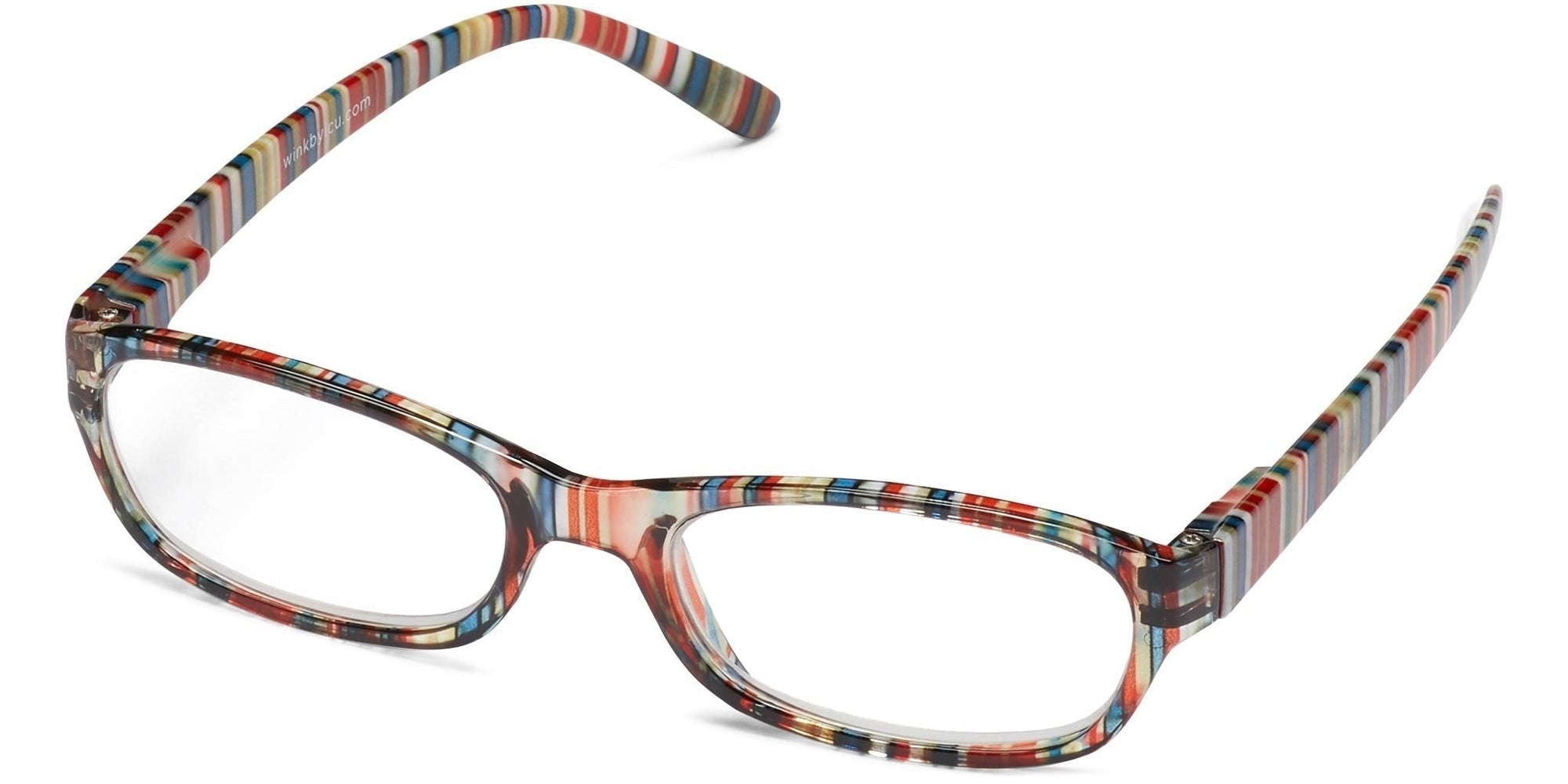 Seaside - Red Multi Stripe / 1.25 - Reading Glasses