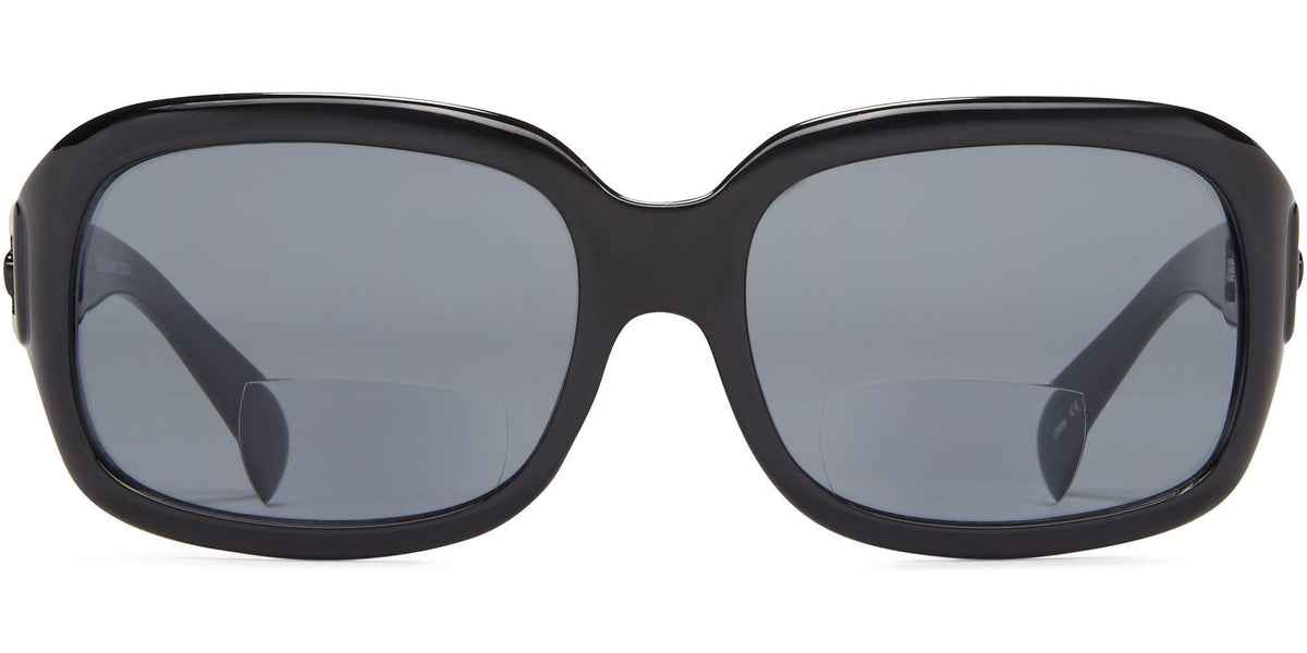 Simmons Bifocal - Black/Gray Lens / 1.25 - Reading Sunglasses