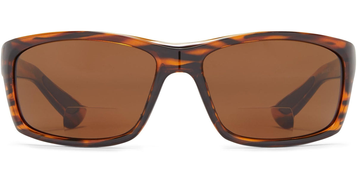 Surface Bifocal - Shiny Tiger Tortoise/Brown Lens / 1.5 - Polarized Sunglasses
