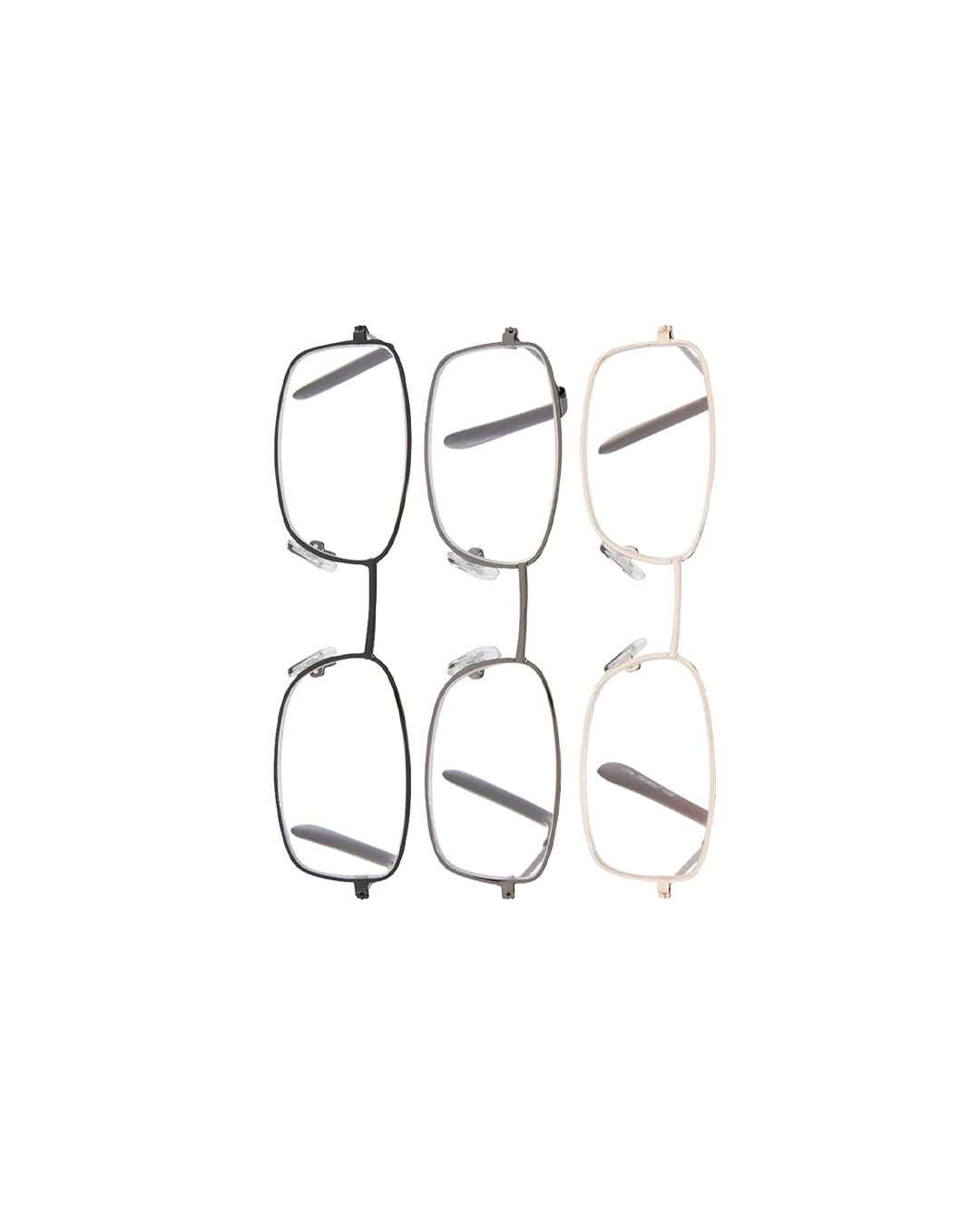 3-Pack Reading Glasses Metal