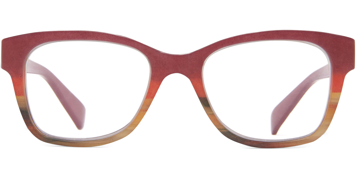 Sienna - Burgundy / 1.25 - Reading Glasses