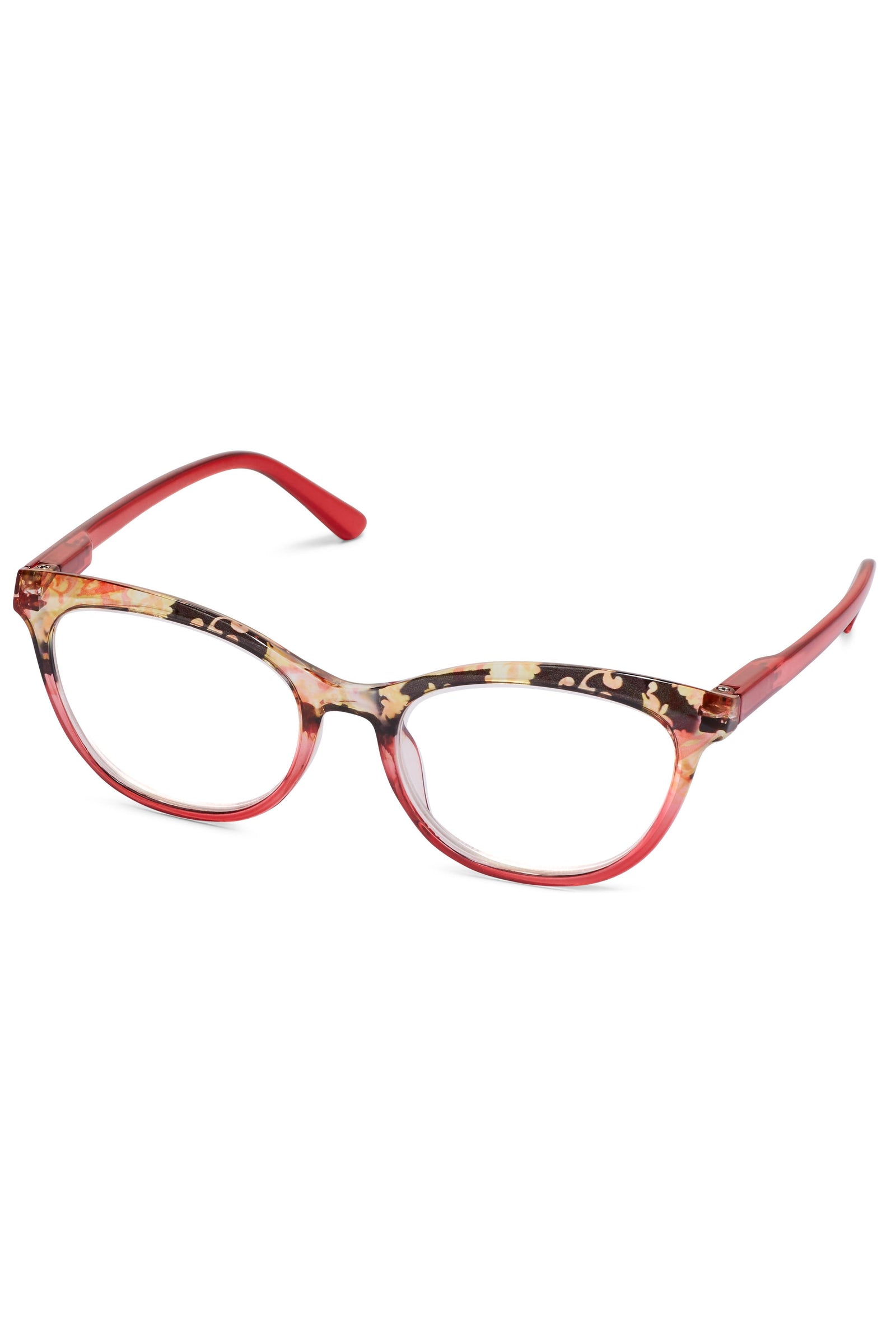 Paisley - Raseberry Floral Print / 1.25 - Reading Glasses