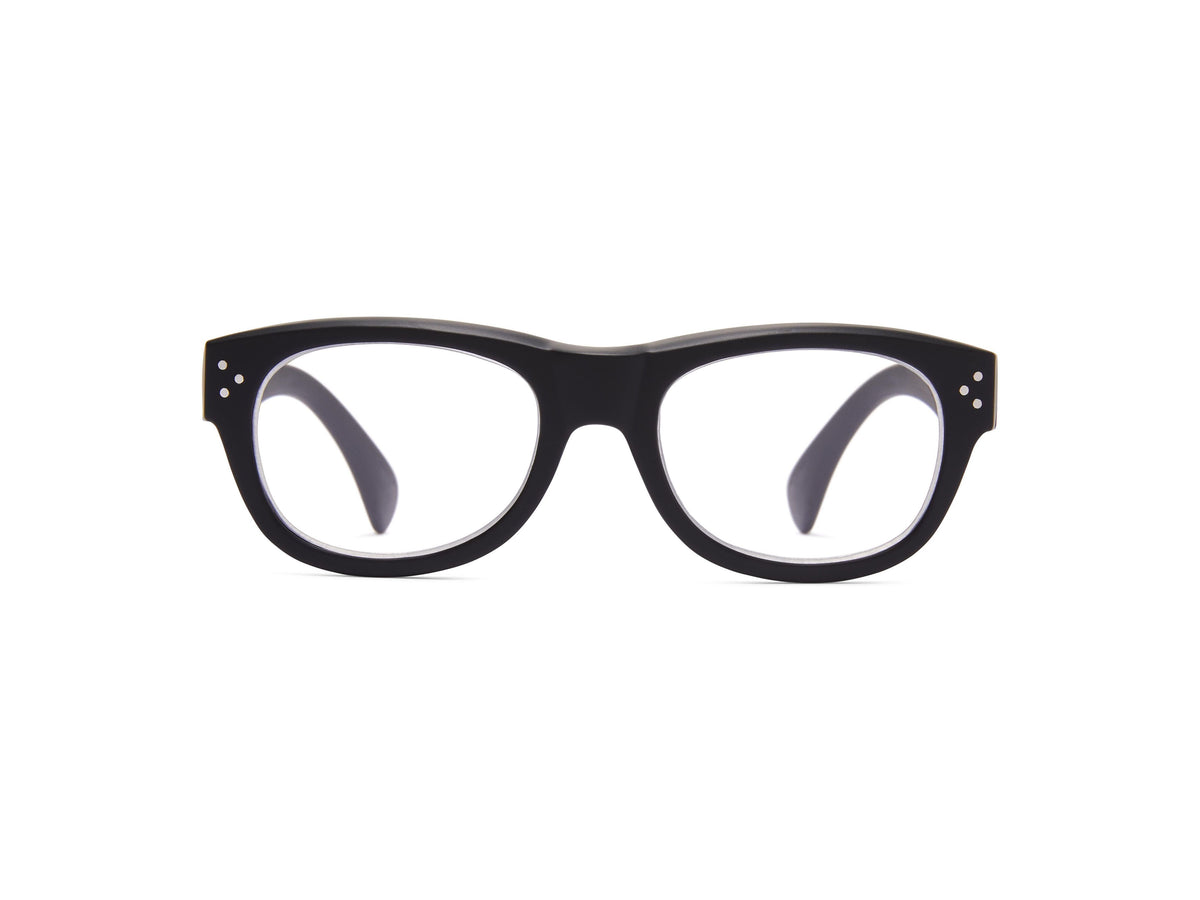 Milan - Black / 1.25 - Blue Light Filtering Readers