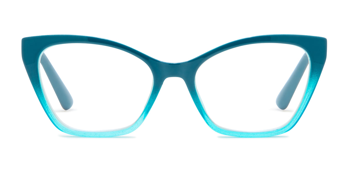 Sheila - Turquoise / 1.25 - Reading Glasses