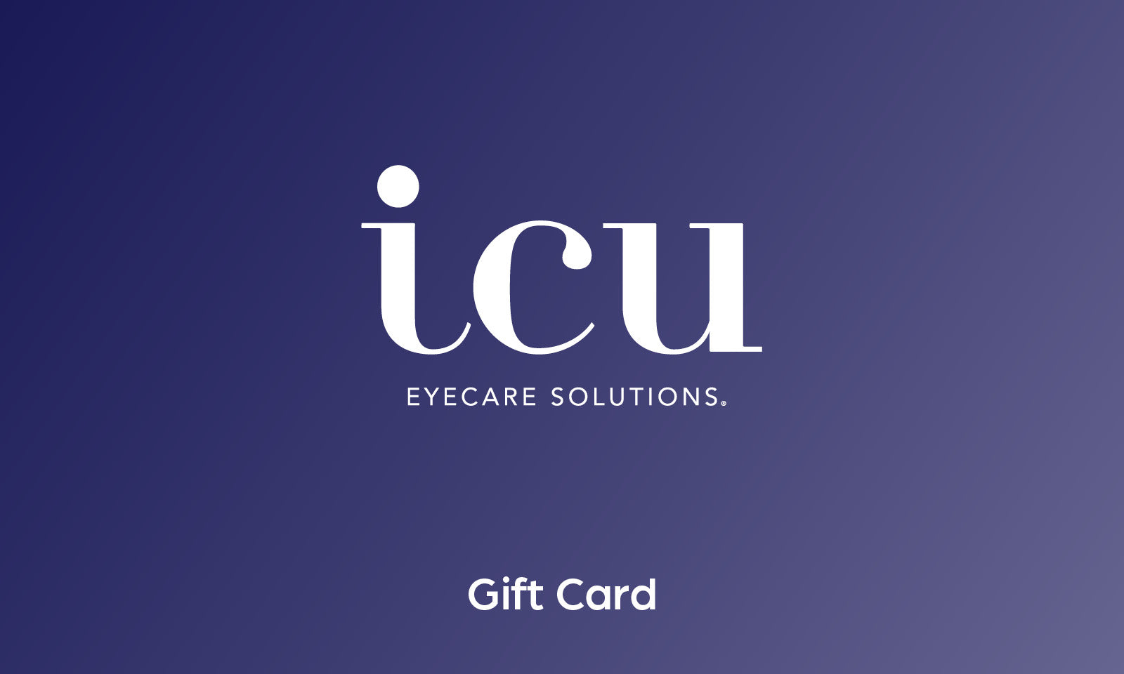 ICU Eyewear Gift Card - $25.00 - Gift Cards