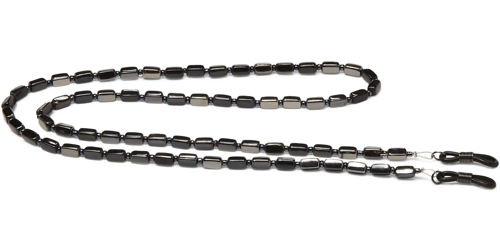Black Beaded Eyeglass Leash - Accessory