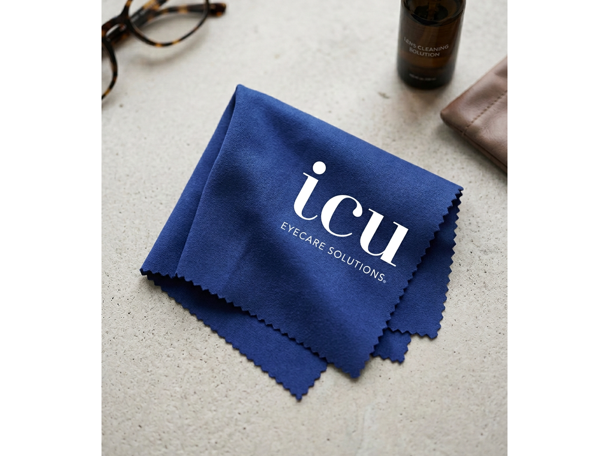 Blue Microfiber Cleaning Cloth