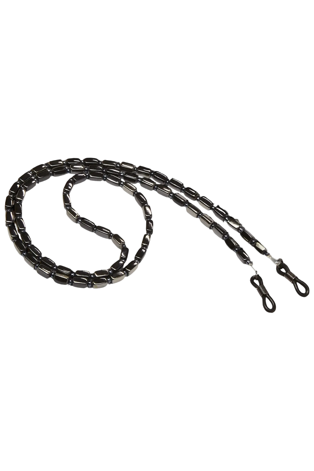 Black Beaded Eyeglass Leash - Accessory