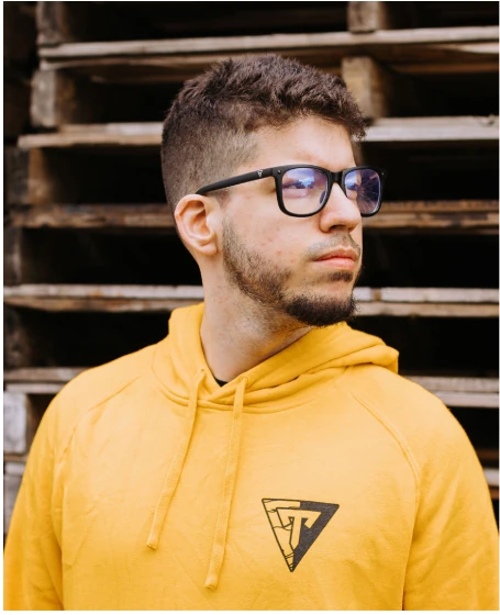 Typical Gamer wearing ICU Eyewear / Typical Gamer Eyewear