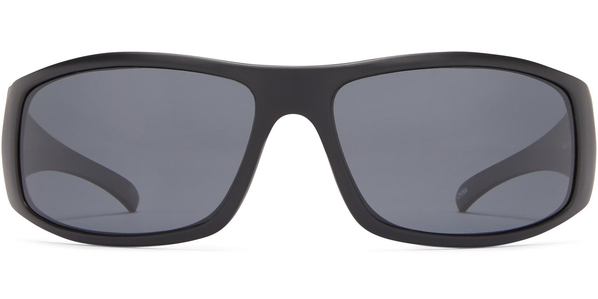 Bluefin - Matte Black/Gray Lens - Polarized Sunglasses