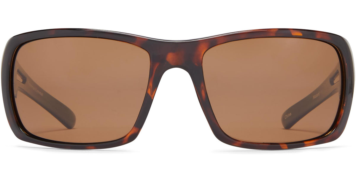 Hazzard - Shiny Tortoise/Brown Lens - Polarized Sunglasses