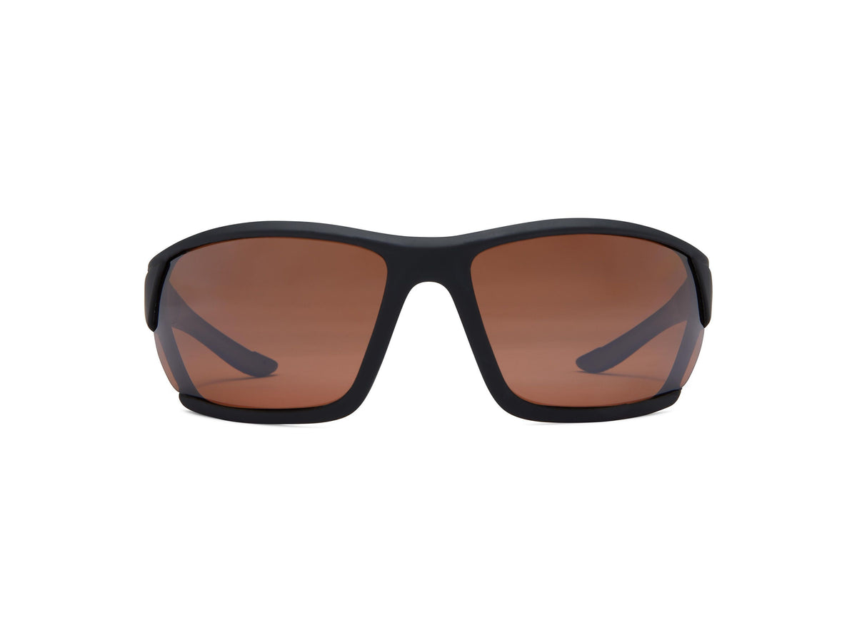 Breeze - Matte Black/Copper Lens/Silver Flash Mirror - Polarized Sunglasses