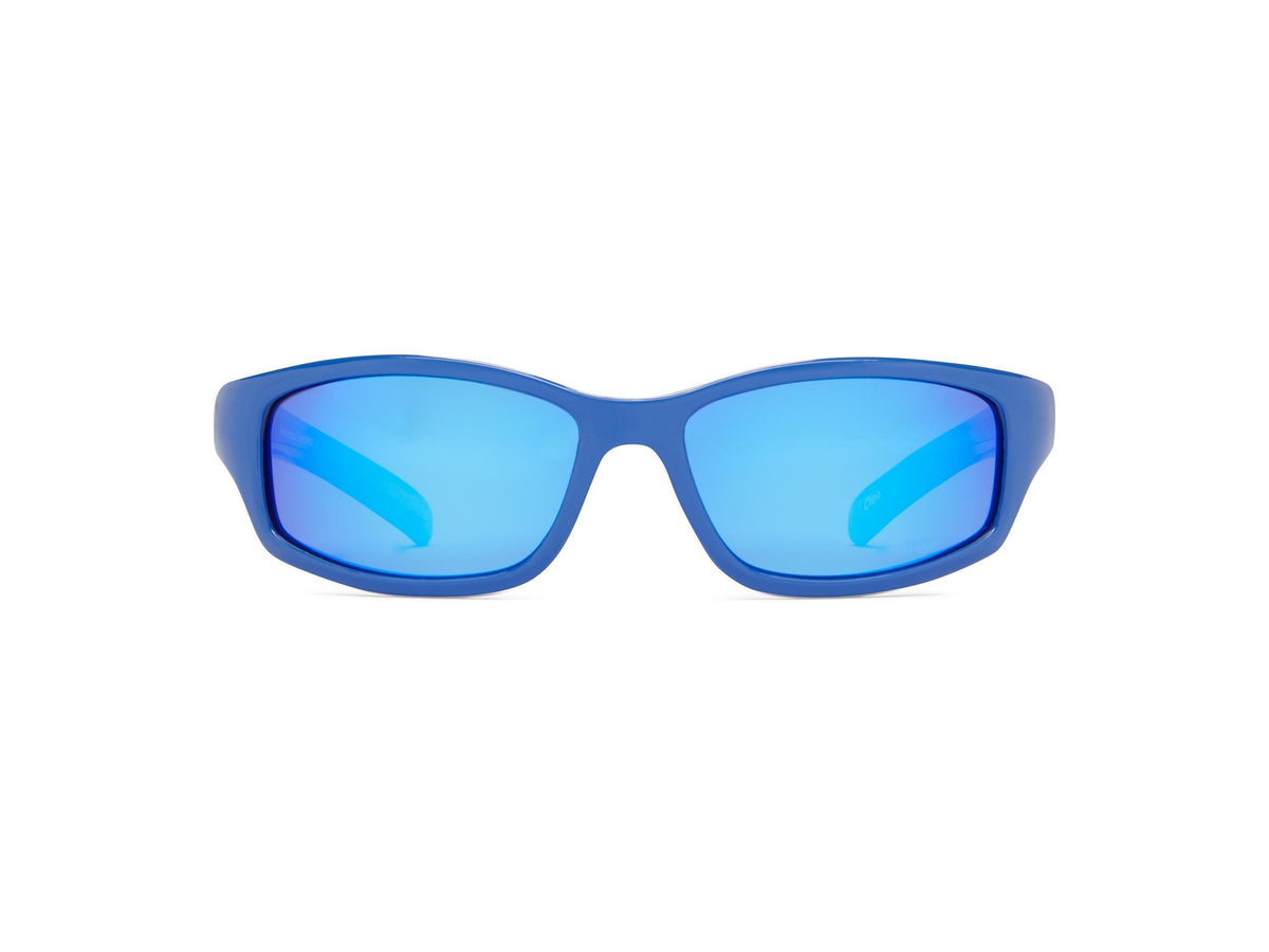 Bluegill Kids Polarized - Shiny Blue/Blue Mirror - Polarized Sunglasses