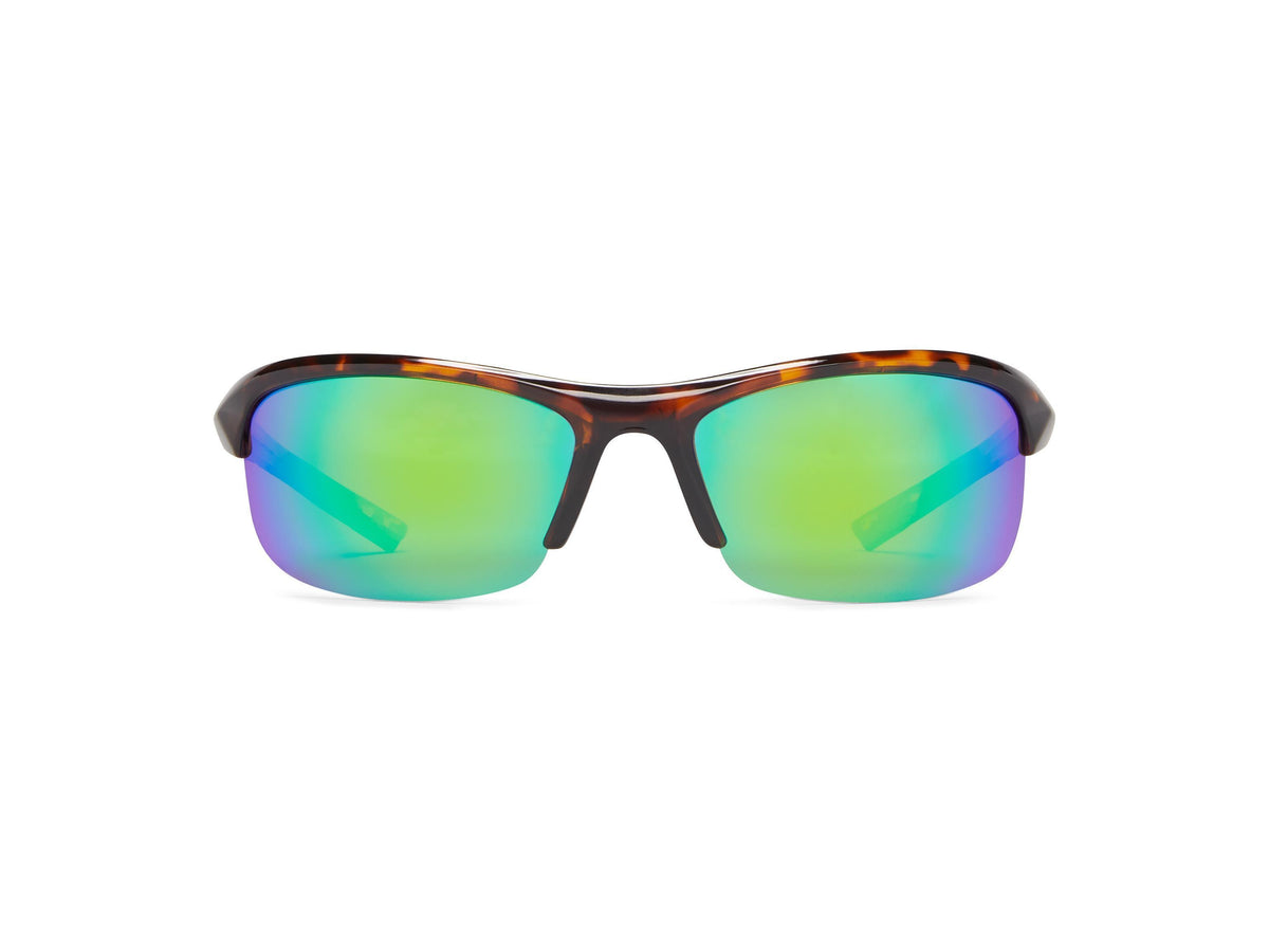Tern - Shiny Tortoise/Brown Lens/Green Mirror - Polarized Sunglasses