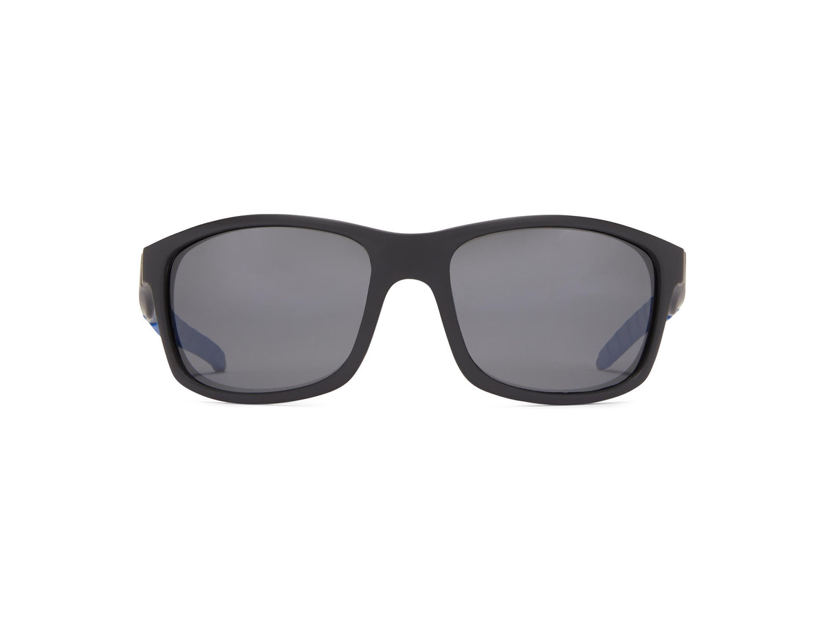 Buoy - Matte Black/Gray Lens/Silver Flash Mirror - Polarized Sunglasses