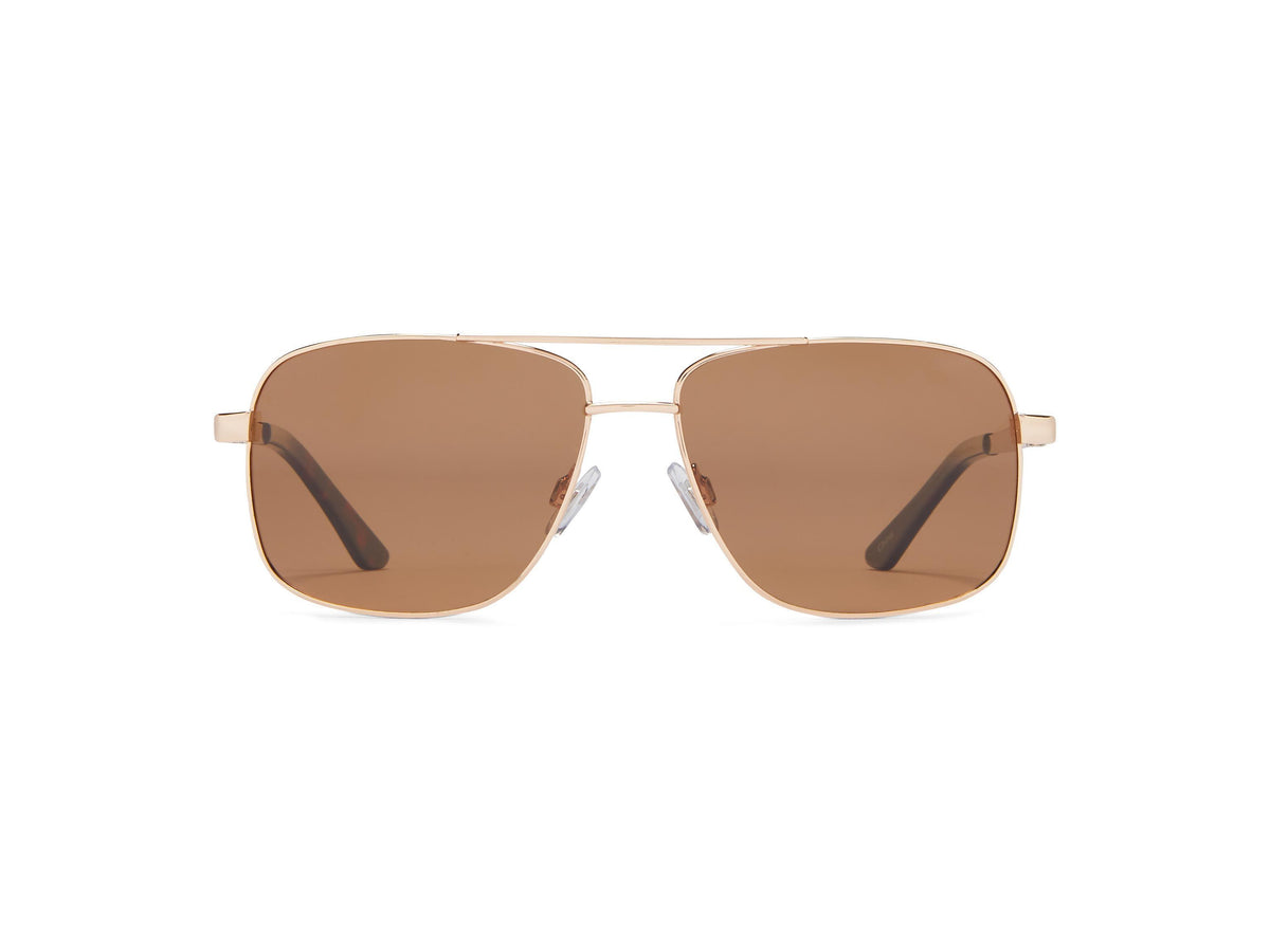 Skipper - Gold Metal/Brown Lens - Polarized Sunglasses