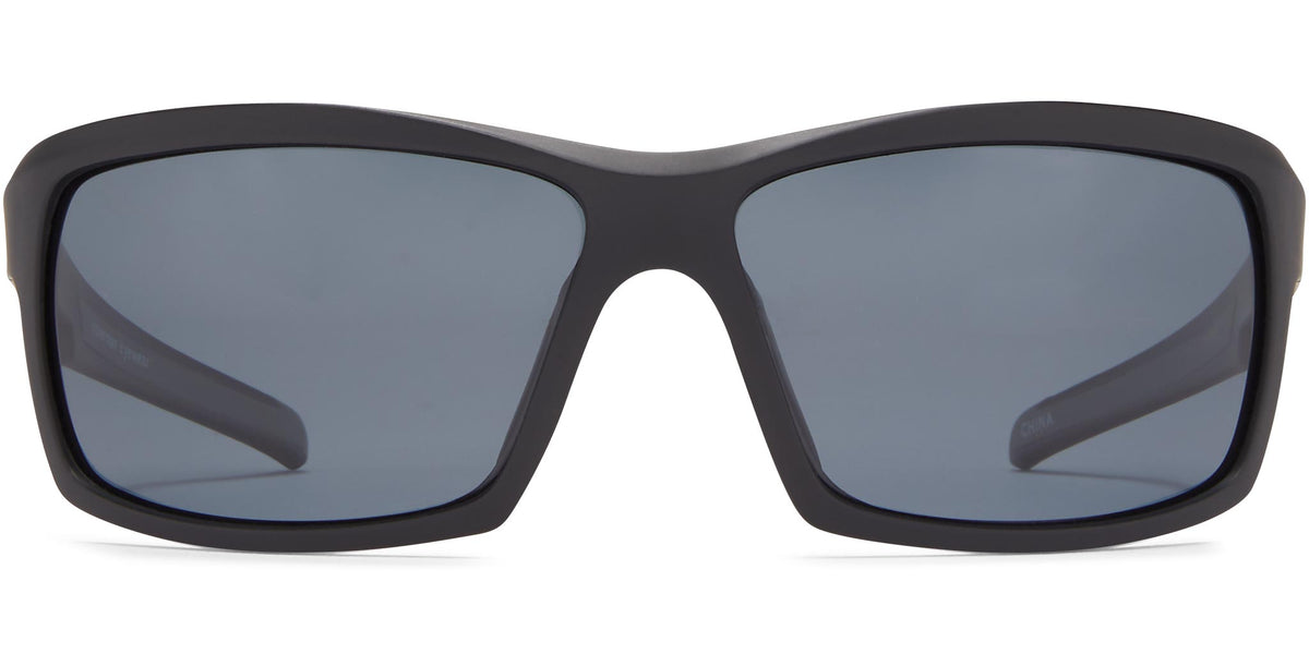 Marsh - Matte Black/Gray Lens - Polarized Sunglasses
