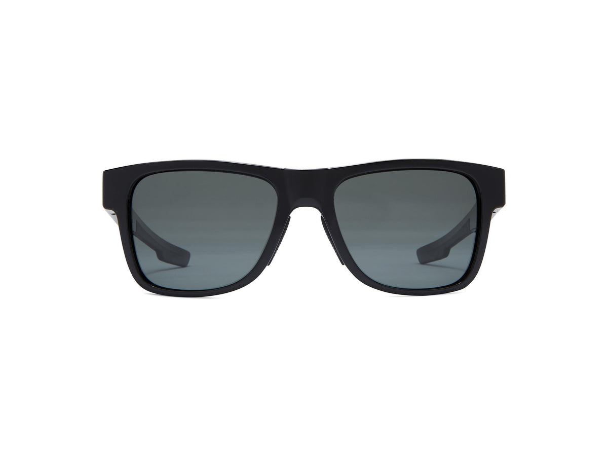 Cover - Shiny Black/Gray Lens - Polarized Sunglasses