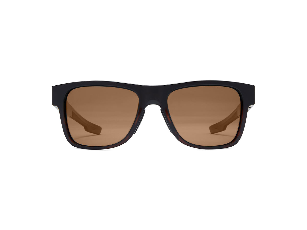 Cover - Shiny Black Tortoise Fade/Brown Lens - Polarized Sunglasses