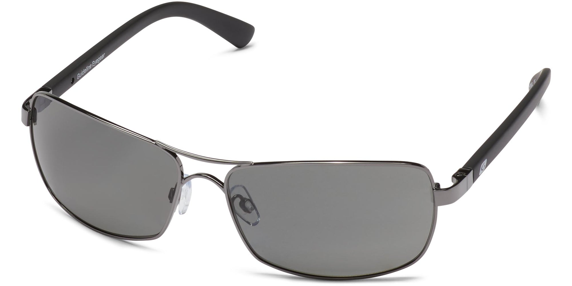 Captain - Shiny Gunmetal/Gray Lens - Polarized Sunglasses