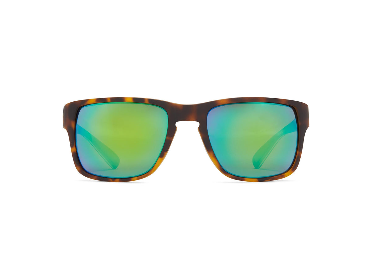 Jetty - Matte Tortoise/Brown Lens/Green Mirror - Polarized Sunglasses