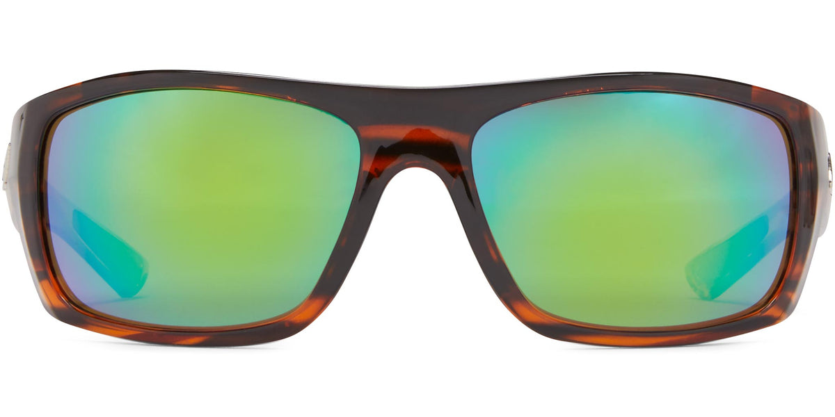 Coil - Shiny Tiger Tortoise/Brown Lens/Green Mirror - Polarized Sunglasses