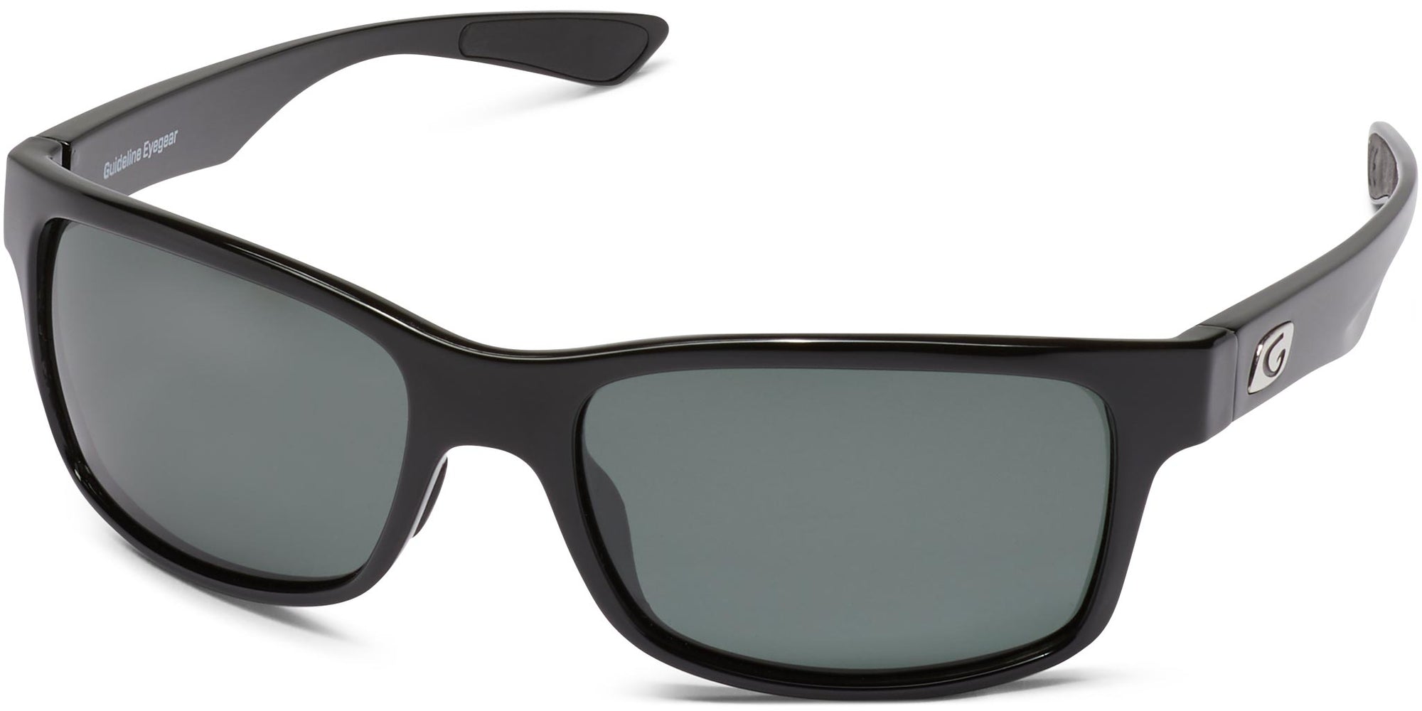 Skiff - Shiny Black/Gray Lens - Polarized Sunglasses