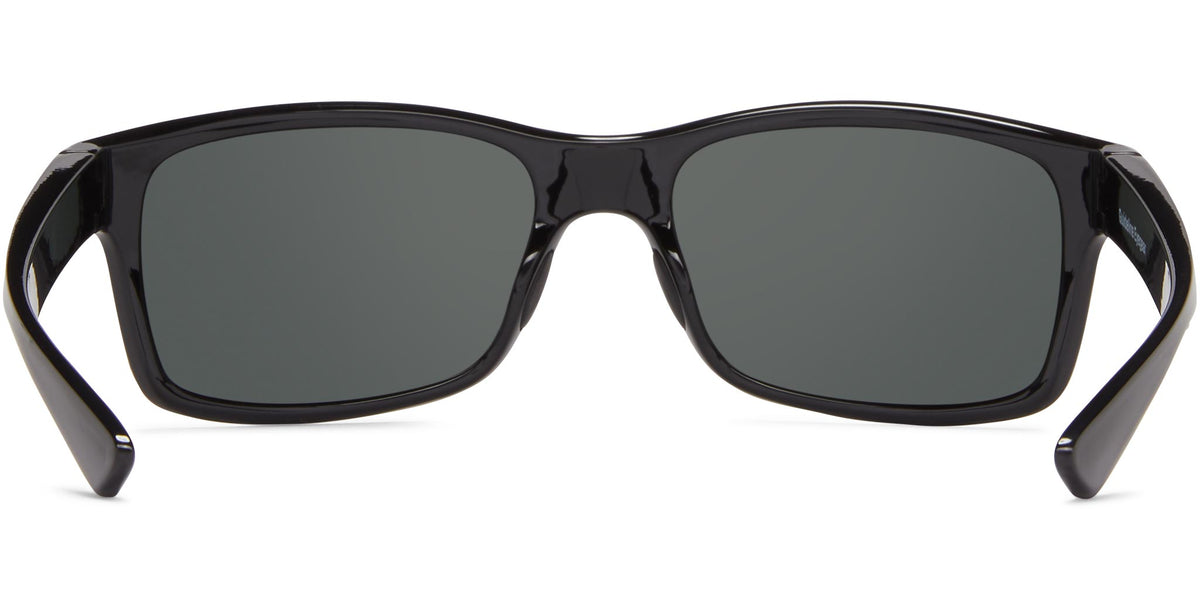 Skiff - Shiny Black/Gray Lens - Polarized Sunglasses