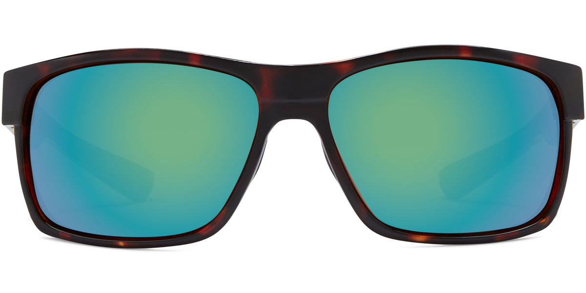 Loop - Shiny Tortoise/Brown Lens/Green Mirror - Polarized Sunglasses