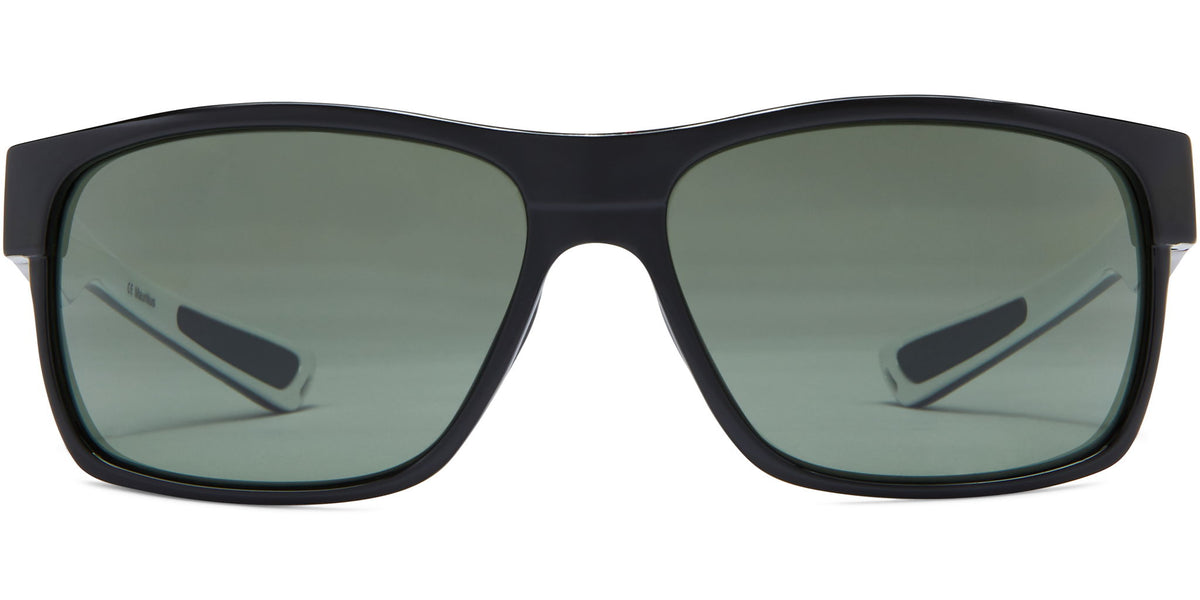 Loop - Shiny Black with Gray/Gray Lens - Polarized Sunglasses