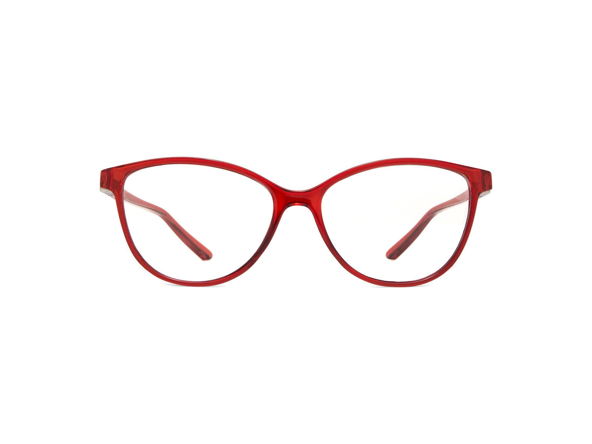 ScreenVision™ - Amelia - Red - Blue Light Glasses - Zero Magnification