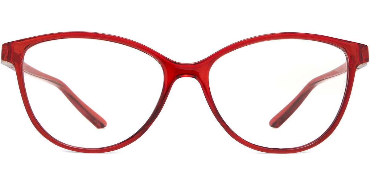 ScreenVision™ - Amelia - Red - Blue Light Glasses - Zero Magnification