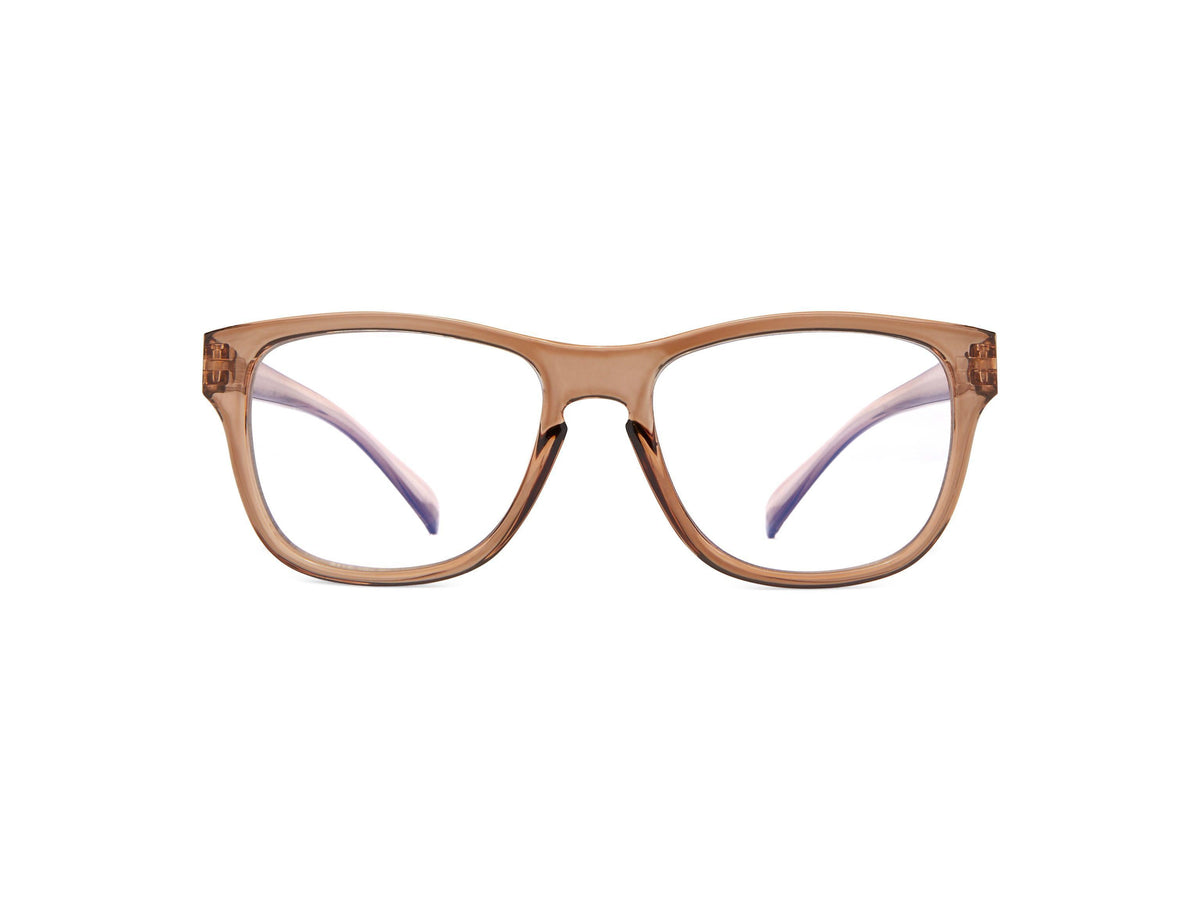 ScreenVision™ - Nora - Taupe - Blue Light Glasses - Zero Magnification
