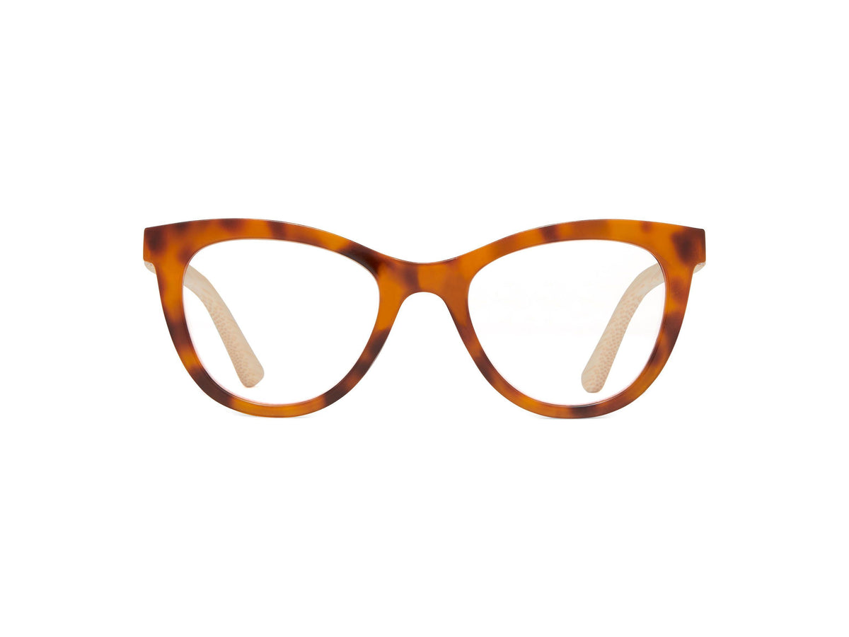 Zoey - Brown Marble / 1.25 - Reading Glasses
