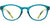 Micaela - Teal/Green / 1.25 - Reading Glasses