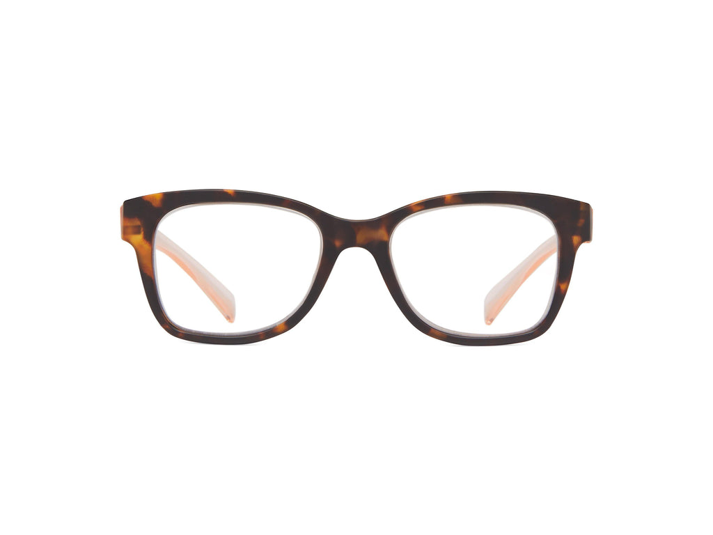 ScreenVision™ Readers - Darcy - Tortoise/Pink / 1.25 - Blue Light Filtering Readers