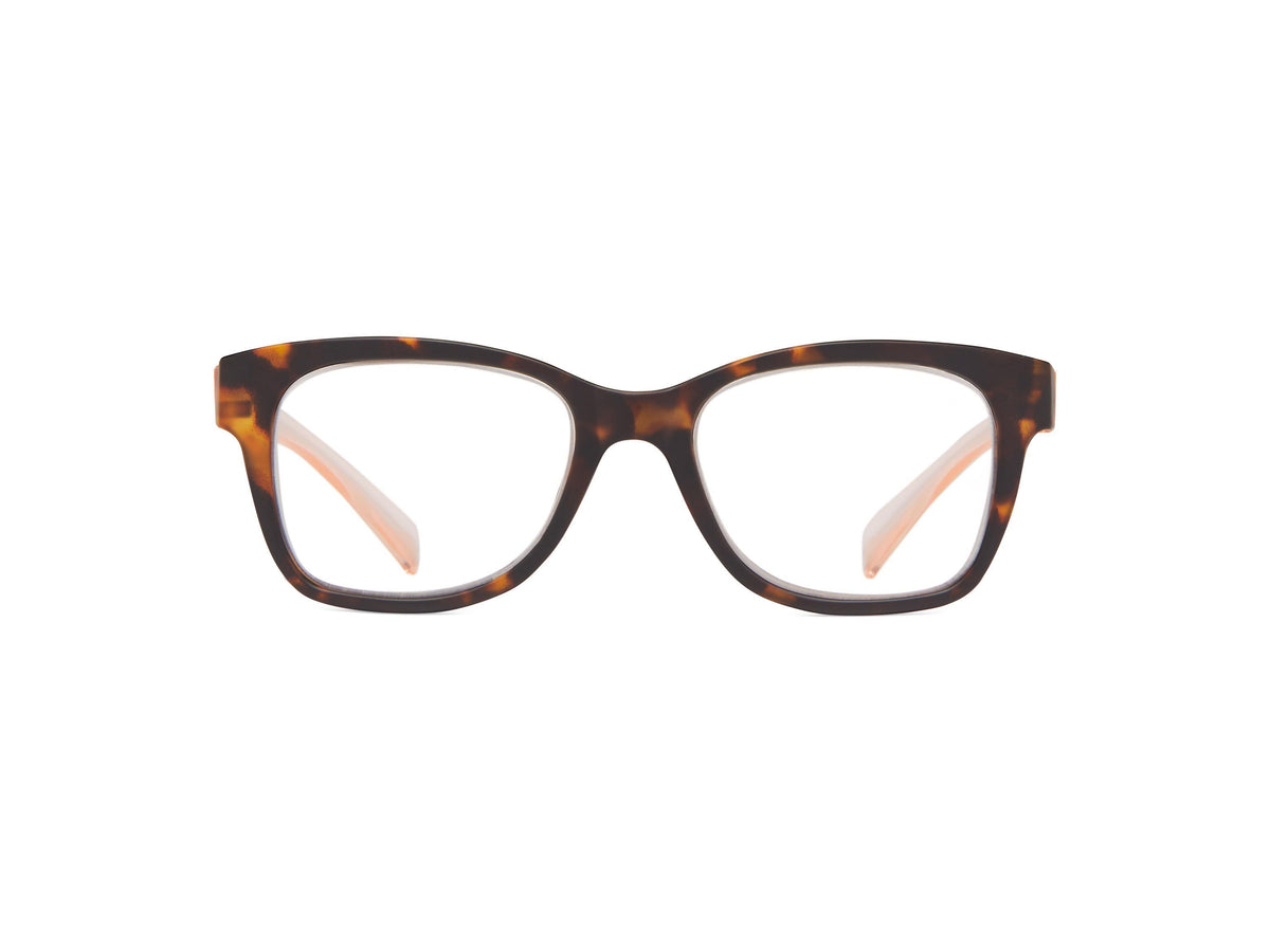 ScreenVision™ Readers - Darcy - Tortoise/Pink / 1.25 - Blue Light Filtering Readers