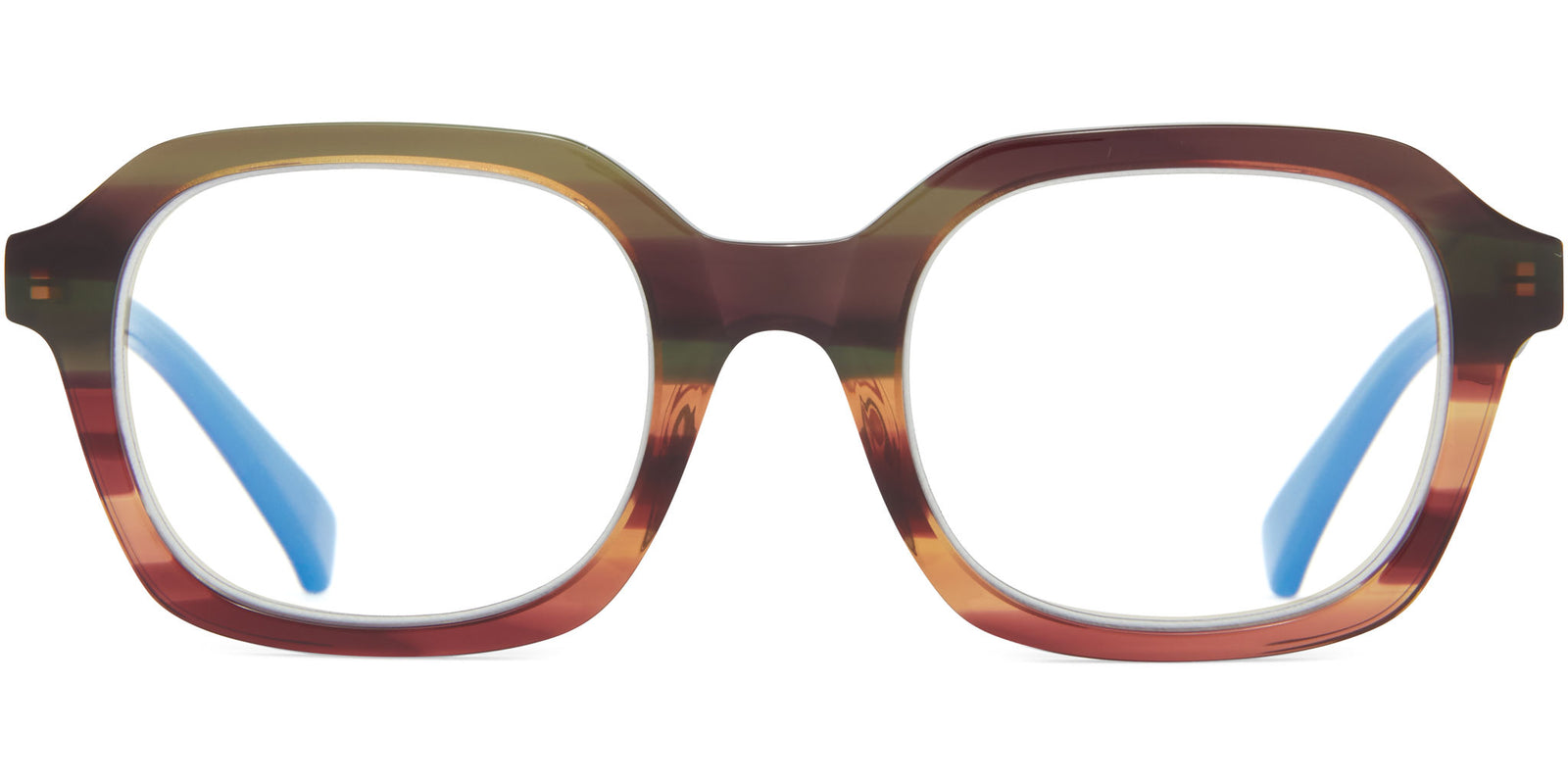 Signature Collection Readers - Eddie - Tortoise/Teal / 1.25 - Blue Light Filtering Readers