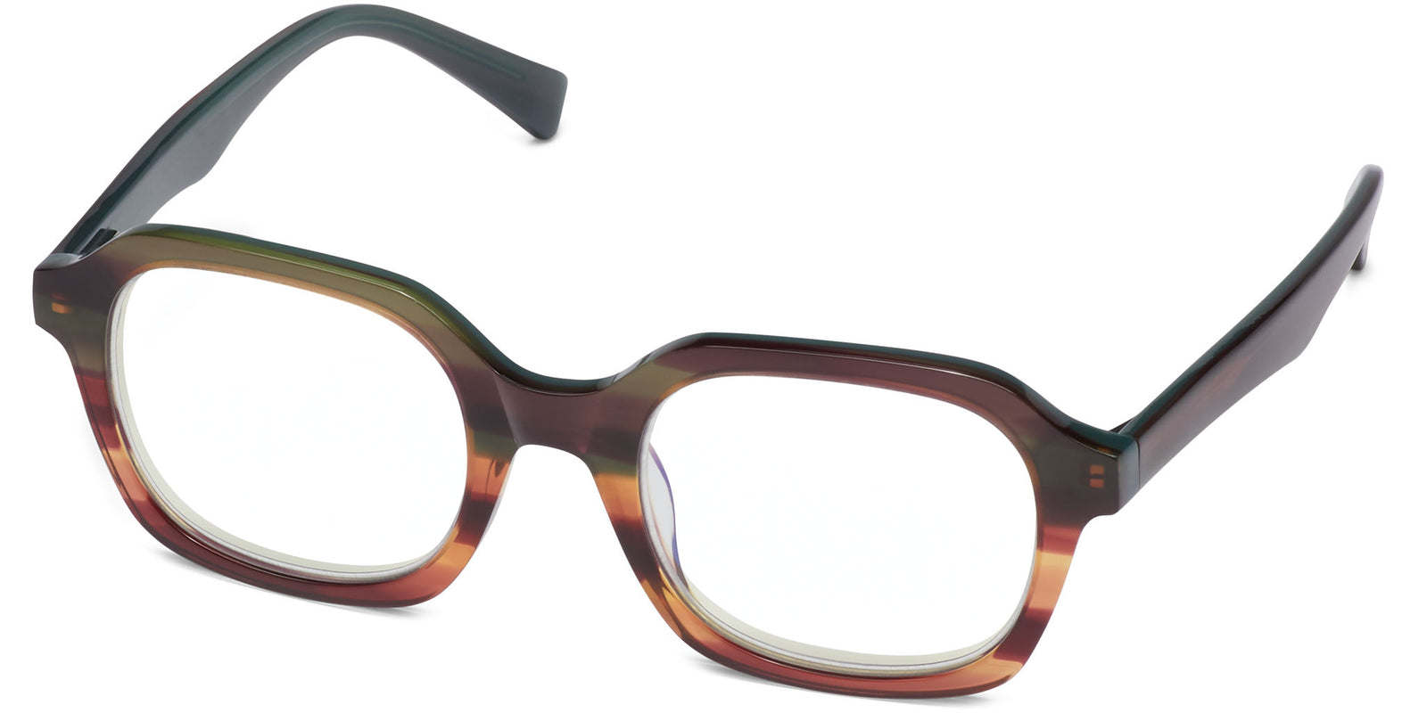 Signature Collection Readers - Eddie - Tortoise/Teal / 1.25 - Blue Light Filtering Readers
