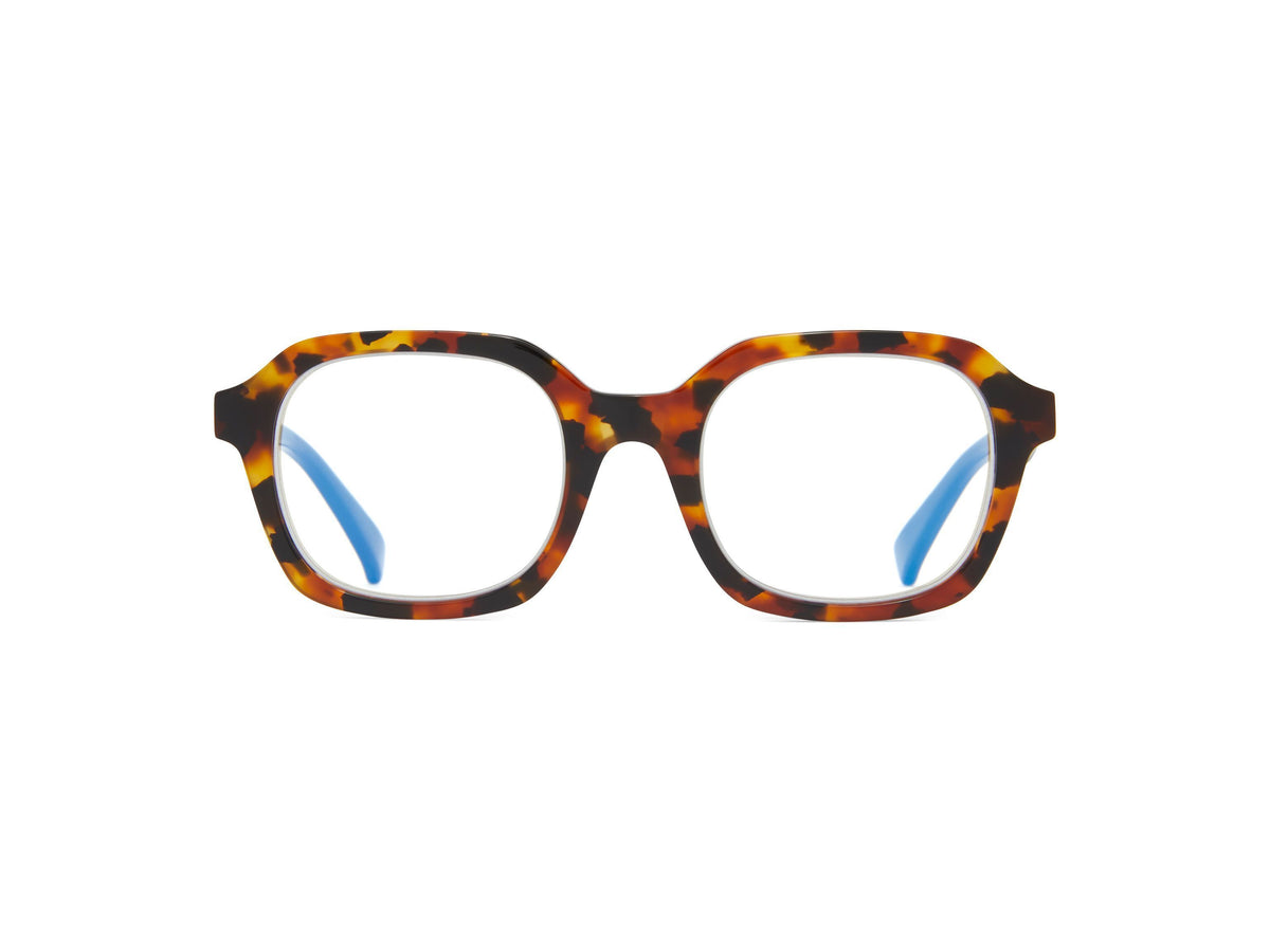 Signature Collection Readers - Eddie - Tortoise/Black / 1.25 - Blue Light Filtering Readers