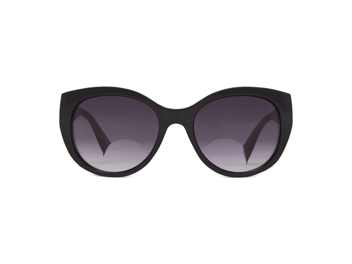 Sadie Bifocal - Black/Gray Lens / 1.25 - Reading Sunglasses