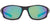 Crane Polarized - Shiny Black/Brown Lens/Green Mirror - Polarized Sunglasses