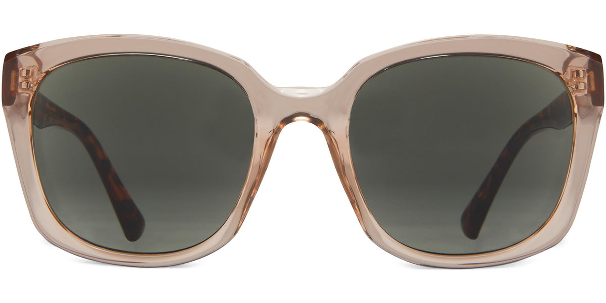 Lily - Taupe/Green Lens - Sunglasses